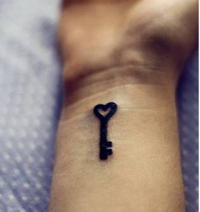 Wrist Key Tattoo